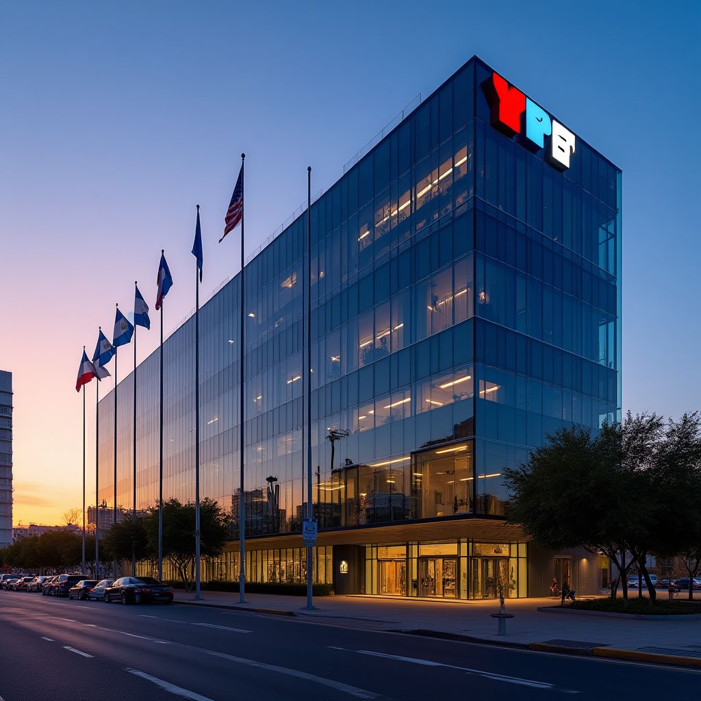 Sede central de YPF en Buenos Aires
