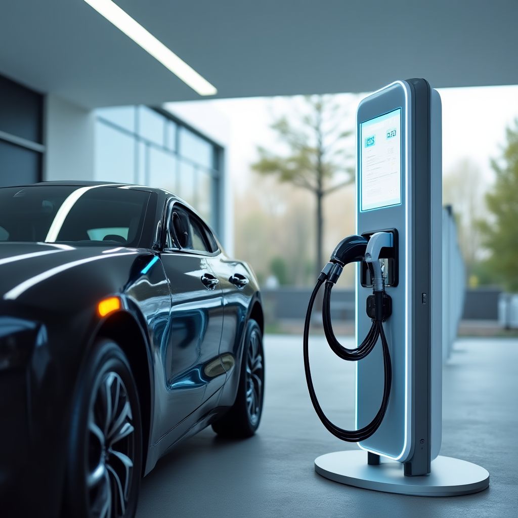 Punto de carga para vehículos eléctricos en YPF