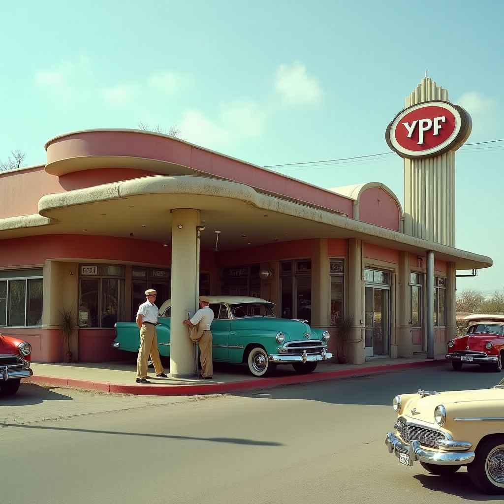 Expansión de YPF en los años 50